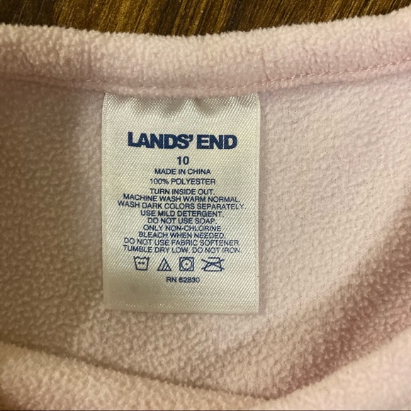 Lands’ End Kids Long Sleeve Fleece Graphic Pajama Set - Picture 3 of 5